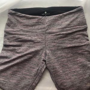 Pink Grey Tuff Athletics Leggings Size M